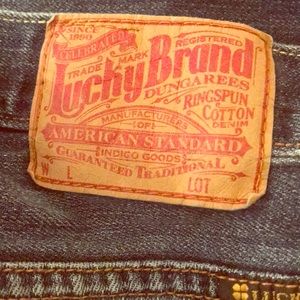 Lucky Brand relaxed fit jeans. Size 30. 28”inseam